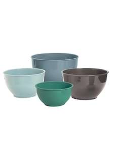 Microwave Safe Mixing Bowls - Set of 4 + Free Click & Collect
