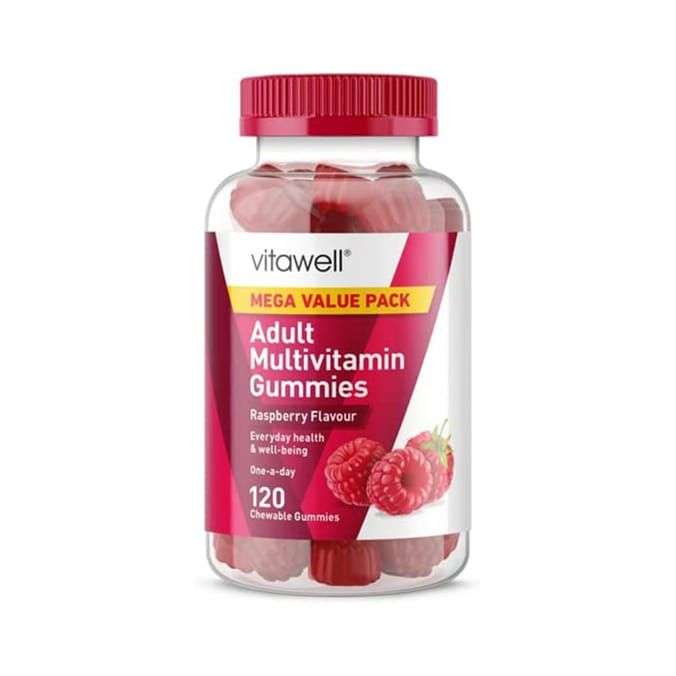 Vitawell Adult Multivitamin Gummies 120s - Raspberry (One a Day 4mth Supply)