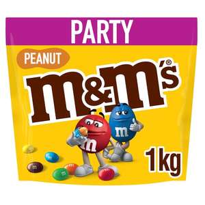 1kg party size peanut m&m's