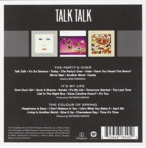 Talk Talk - The Party's Over / It's My Life / The Colour Of Spring : Remastered Editions (3 x CD Boxset) £8.65 @ Amazon