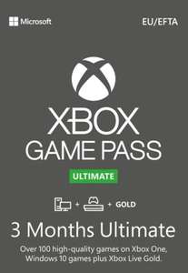 Xbox Game Pass Ultimate 3 Months - Turkey - (VPN Required) £7.25 with code @ Kinguin / digital soft keys