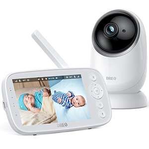 Dreo Baby Monitor, 5 Inches 720P HD Split Screen £79.99 with voucher @ Dispatches from Amazon Sold by DreoHomeAppliance