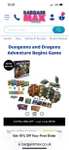 Dungeons & Dragons adventure begins board game £11.24 with code @ bargainmax.co.uk