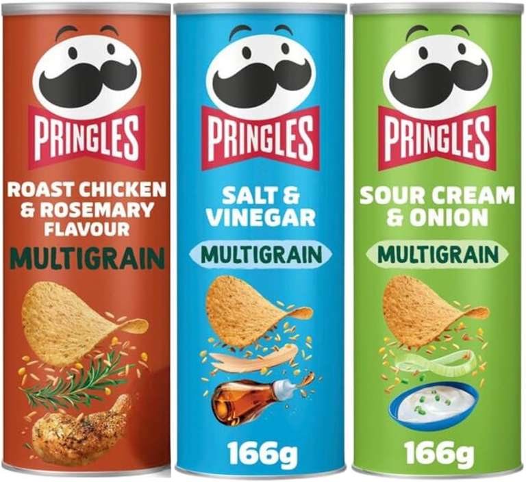 Pringles Multigrain Mix & Match, 3 for £3, 165g at FarmFoods, Clacton ...