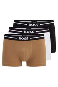 Boss 3PK Bold Boxer Trunks Tan/White/Black - XXL (Possible £12.98 Using £5 Off £15) Otherwise £17.98 @ Amazon