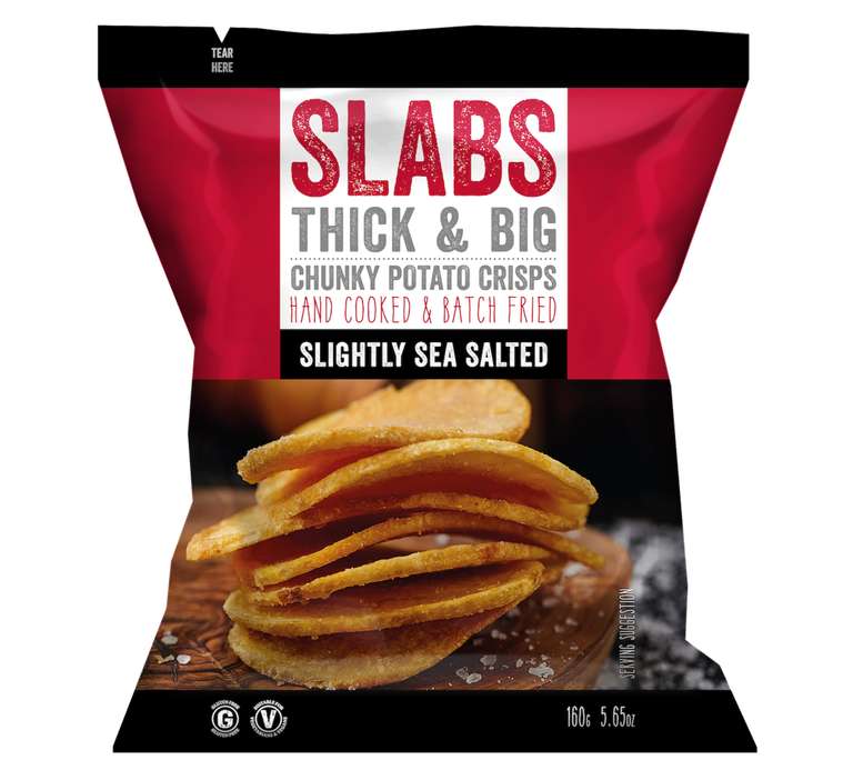 Slabs Thick Cut Crisps - 80g instore at Meredith Road Ipswich
