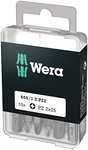 Wera 05072404001 Pozidriv Extra-Tough Bits 855/1 Z PZ2 x 25 mm, Pack of 10 - £6.44 @ Amazon