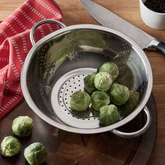 Stainless Steel Colander £0.87 Limited Locations @ Dunelm Free Click & Collect