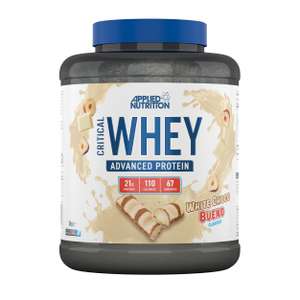 Applied Nutrition Critical Whey Protein Powder 2kg S&S £30.50