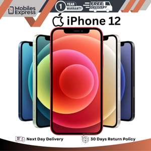 NEW Apple iPhone 12 - 5G - 64GB iOS Unlocked Smartphone All Colors, Sold By Mobiles Express (Via HS Code/Link In OP)