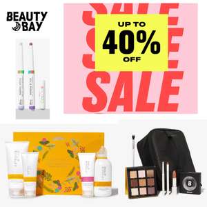 Sale Up to 40% Off + Extra 10% Off Over £65 + Free Gift Over £40 + Free Shipping Over £25 - @ Beauty Bay