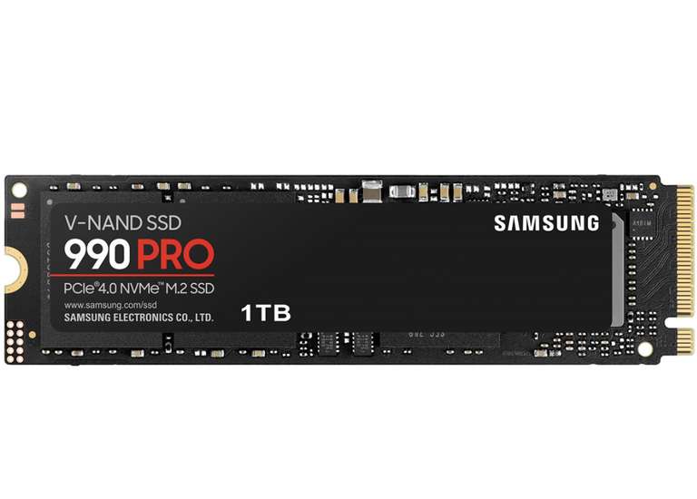 Samsung 990 PRO 1TB SSD M.2-2280 PCI Express 4.0 X4 NVMe Solid State Drive £93.00 with code @ Tech Next Day - UK Mainland