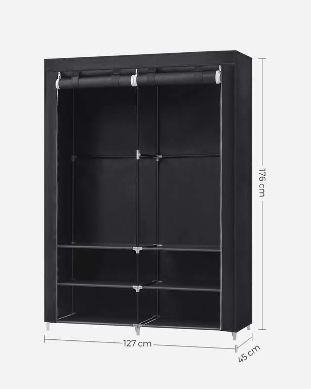 Songmics Freestanding Covered Wardrobe Storage Unit - Sold by Songmics Home UK (Prime Exclusive)