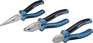 Bosch Professional Three-Part Set (Combination, Needle-Nose Pliers and Side Cutters, with L-BoxX Inlay) £31.99 @ Amazon