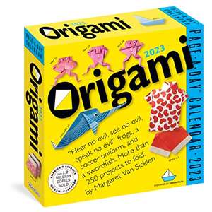 Origami Page-a-Day Calendar 2023: A Hobby the Whole Family Can Enjoy - £3.49 @Amazon