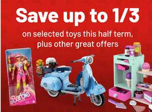 Argos Save Up to a 1/3 On selected Toys this half term (Includes Lego Sets) + free click and collect