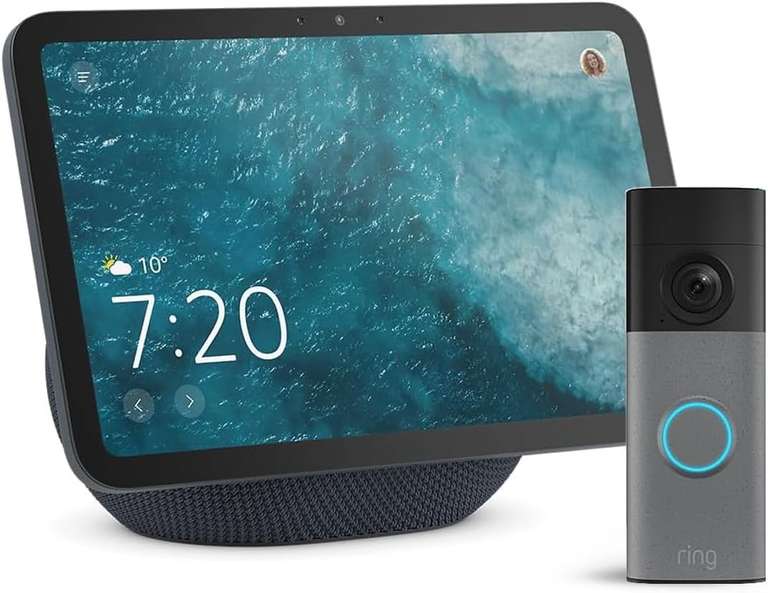 Echo Show 8 (newest gen) + Ring Battery Video Doorbell (newest gen