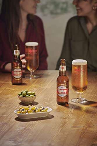 Mahou Cinco Estrellas Premium Lager 12x330 ml Bottle , 5.1% ABV - 2 for £20 (24 bottles) @ Amazon (Possibly less with S&S)