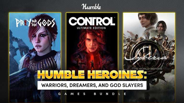 [Steam] Humble Heroines Bundle (PC) Inc Hellblade, Control Ultimate Edition, Syberia: The World Before + More - £12.45 @ Humble Bundle