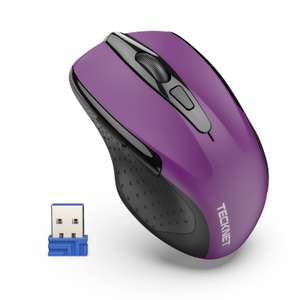 Tecknet Pro Wireless Mouse, 2.4G USB Cordless Mice Optical PC Computer Laptop Mouse Sold by TECKNET / FBA