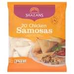 Shazans Chicken Samosas / Shazans Vegetable Samosas / Shazans Meat Samosas - 20pk - £3.50 @ Asda