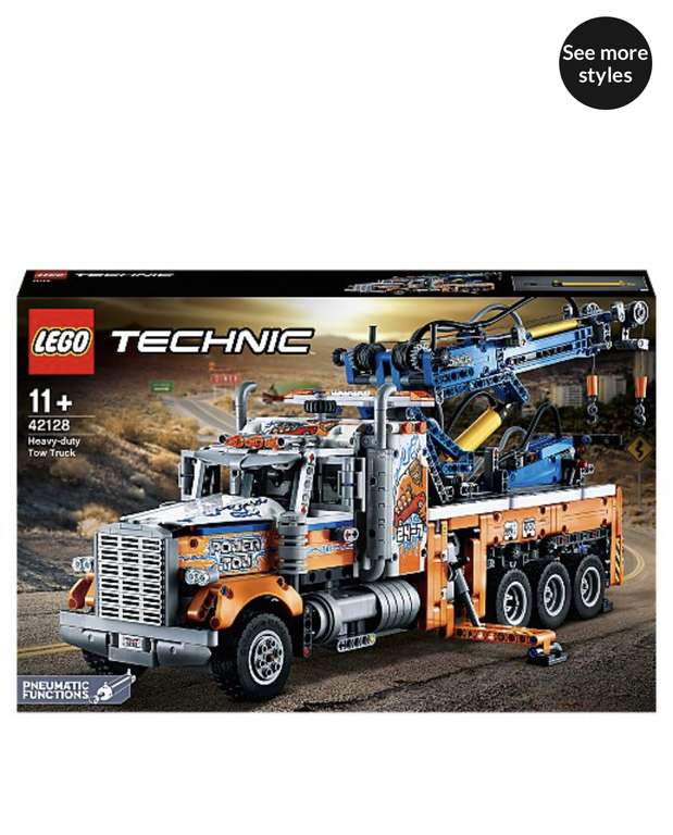 LEGO Technic Heavy-Duty Tow Truck Toy 42128 - £115 @ George