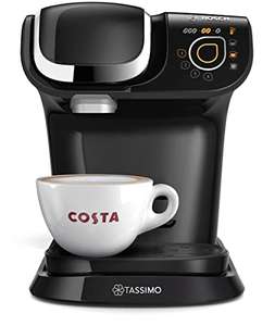 TASSIMO Bosch My Way 2 TAS6502GB Coffee Machine, 1500 Watt, 1.3 Litre - Black - With code