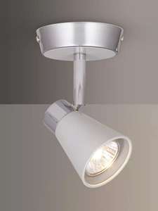 John Lewis Logan GU10 LED Spotlight (Grey) - £6.60 (Free Click & Collect) @ John Lewis & Partners