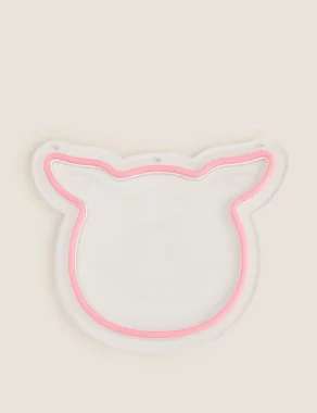 Percy Pig Neon Light Now £20 with Free Click and collect from Mark and Spencer