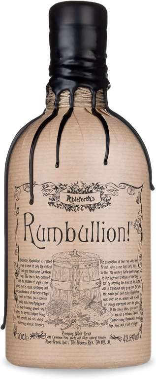 Ableforth's Rumbullion! Spiced Rum 42.6% ABV 70cl £28.36