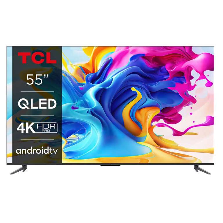 TCL 55C645K 4K UHD QLED 55" Smart TV with code - hughes-electrical