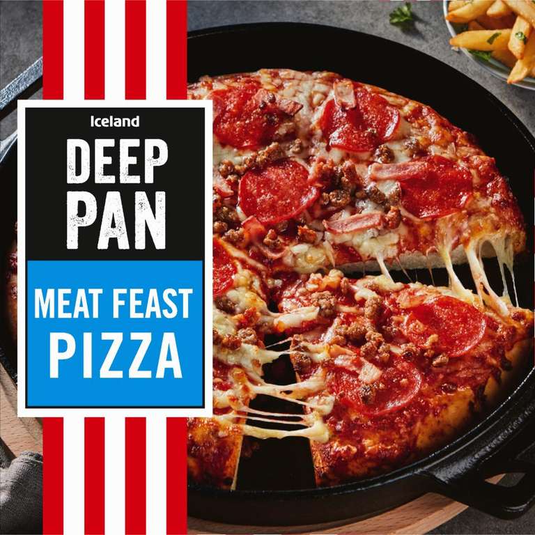 Iceland Deep Pan Meat Feast Pizza 376g