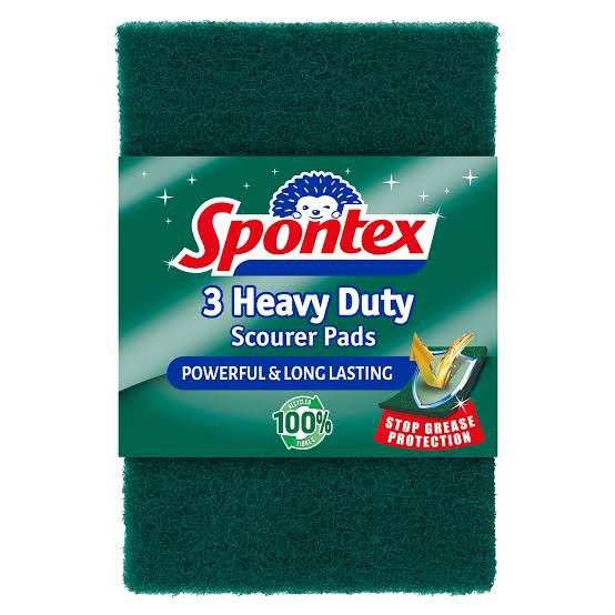 Spontex 3 Heavy Duty Scourer Pads