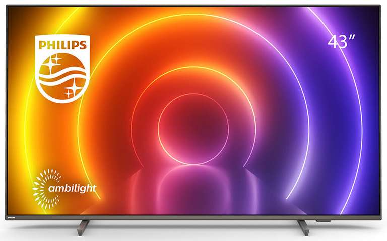 Philips 43PUS8106 43" 4K Ultra HD Smart 3-Sided Ambilight Dolby Atmos TV +5yr warranty +£10 voucher - £279.98 delivered (Members) @ Costco