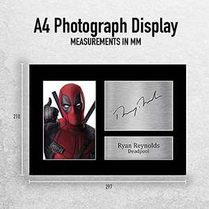 HWC Trading Ryan Reynolds Gift A4 Printed Autograph Deadpool Gifts Print Display £4.99 @ Dispatches from Amazon Sold by Prints Of The World