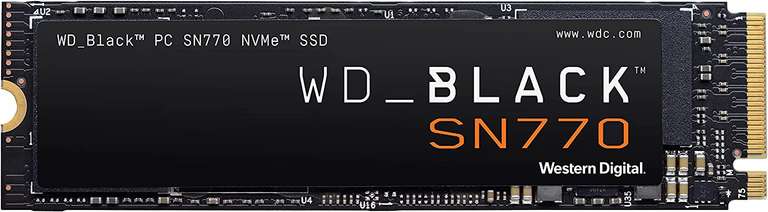 WD_BLACK 2TB SN770 M.2 2280 PCIe Gen4 NVMe Gaming SSD up to 5150 MB/s read speed - Sold by Amazon EU