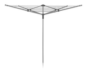 Addis 40m 4 Arm Rotary Washing Line (Grey) Multiple Tension Adjustment, Folding Outdoor Rotating Clothes Dryer £19.50 @ Amazon