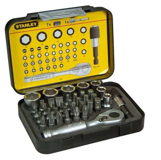 STANLEY FATMAX 1/4" DRIVE SOCKET & BITS SET 39 PCS - £14.99 with free click and collect from Screwfix