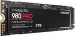 Samsung 980 PRO M.2 NVMe SSD (MZ-V8P2T0BW), 2 TB, PCIe 4.0, 7,000 MB/s Read, 5,000 MB/s Write - sold by Blue-Fish , FBA