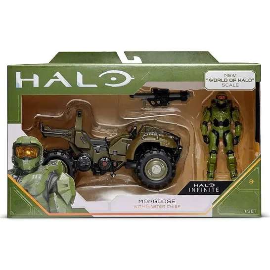 HALO 4" "World of Halo" Mongoose Vehicle with Master Chief £12.99 @ Amazon