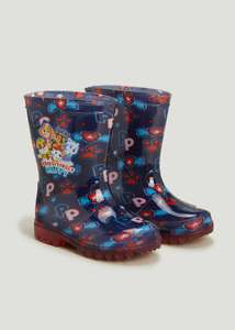 Blue Paw Patrol Light Up Wellies (Younger 4-12) - £6 with free click and collect @ Matalan