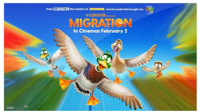 4 Free Cinema Movie Tickets Migration Film by Illumination SKY VIP