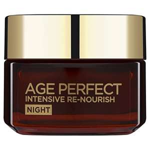 L'Oreal Age Perfect Intensive Renourish Manuka Honey Night Cream, 50 ml - £9 (£7.20 with max S&S + 5% off first S&S) @ Amazon