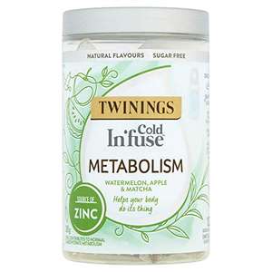 Twinings Metabolism Cold Infuse £1.50 / £1.35 Subscibe & Save + 15% Voucher on 1st S&S @ Amazon
