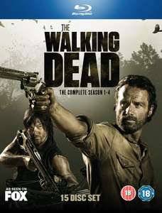 The Walking Dead - Season 1-4 [Blu-ray] 15 Disc Boxset £5.20 delivered @ RareWaves