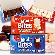 Cornetto Walls Mini Bites Strawberry // Vanilla Ice Cream 10 Pack 100ml 2 for £1 @ FarmFoods Chelmsford