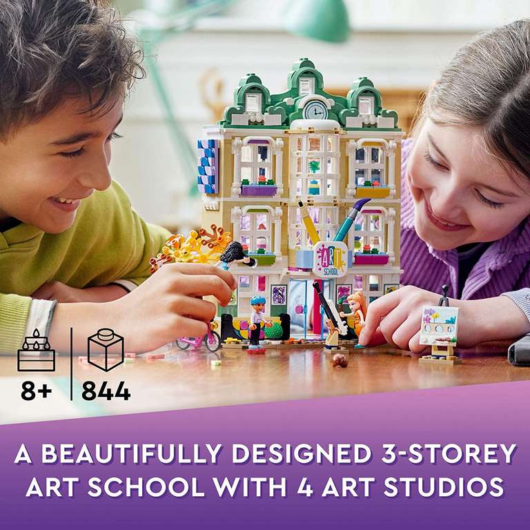 LEGO 41711 Friends Emma's Art School House Set £38.39 @ Amazon