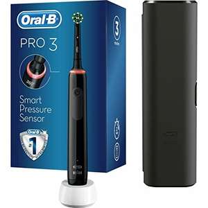Oral-B Pro 3 Electric Toothbrush with Smart Pressure Sensor, 3500, Black £38 @ Amazon
