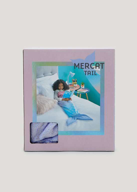 Kids Mermaid Tail Blanket (130cm x 45cm) £7.70 @ Matalan - free Click & Collect