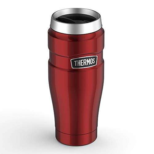 Thermos 101535 Stainless Steel King Travel Tumbler, Red, 470 ml
